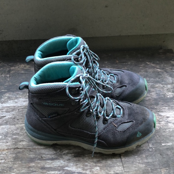 Women's Vasque Mesa Trek UltraDry Ebony/Baltic Waterproof Hiking Boots Size 8M - Picture 3 of 16